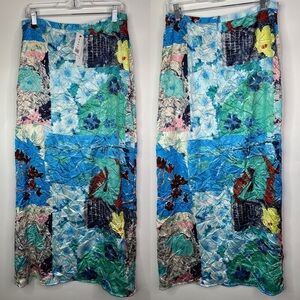Topshp Resort Print Maxi Skirt Size 10 NWT